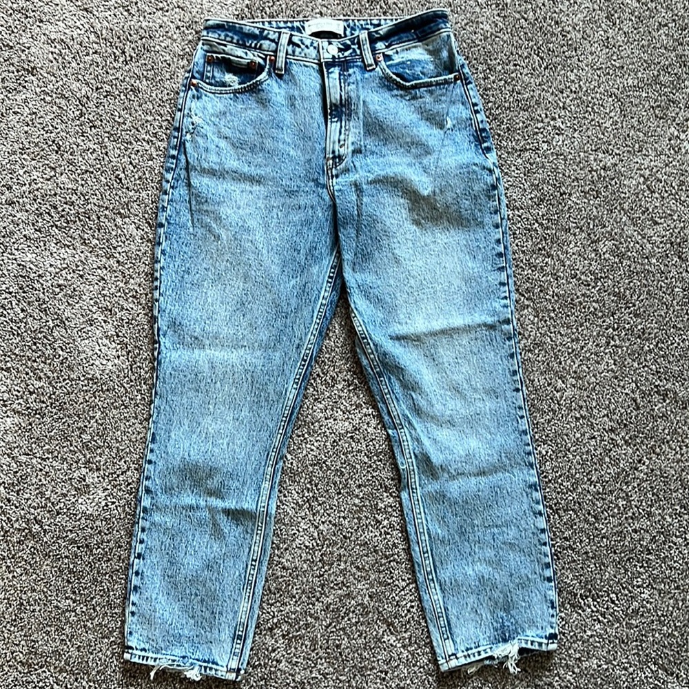 Abercrombie & Fitch Curve Love The Mom High Rise // 28/6R